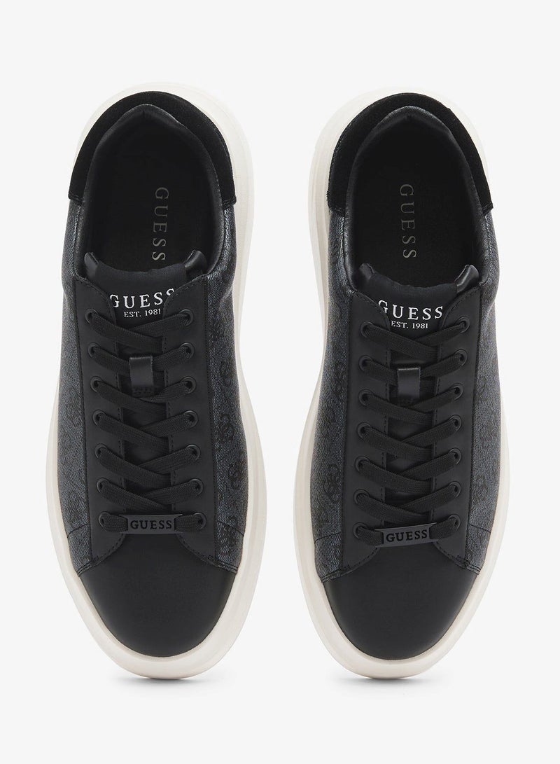 GUESS Casual Lace up Low Top Sneakers - Image 4