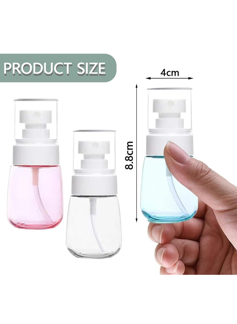 Oasisgalore 30ml Mini Fine Mist Spray Bottles, 4 Pcs Refillable Sprayer Leakproof Travel Container(Pink)  - Image 2