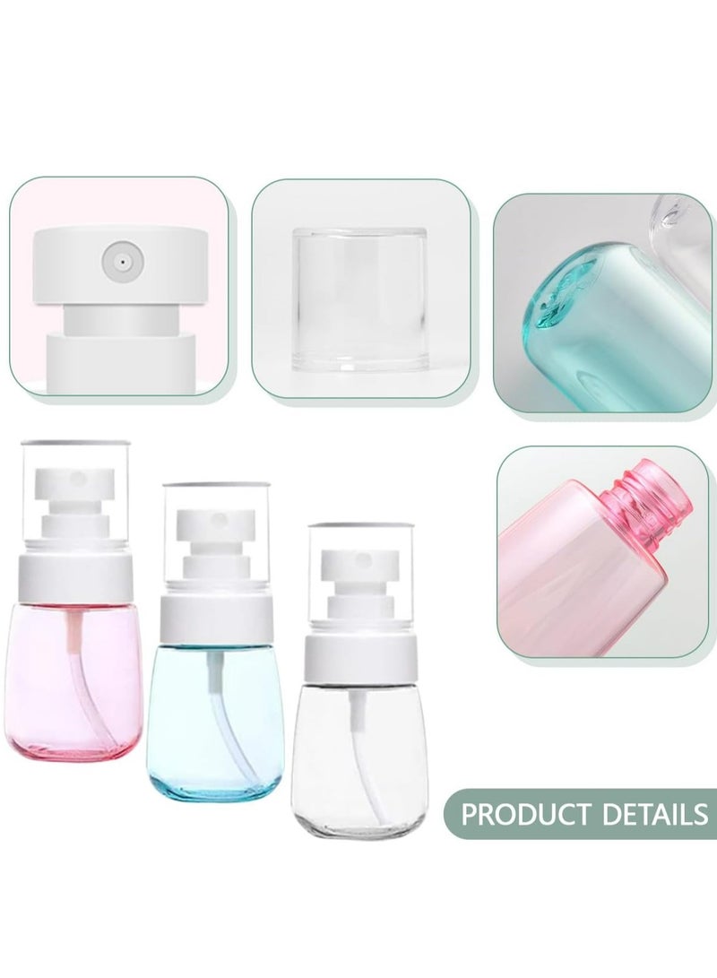 Oasisgalore 30ml Mini Fine Mist Spray Bottles, 4 Pcs Refillable Sprayer Leakproof Travel Container(Pink)  - Image 3