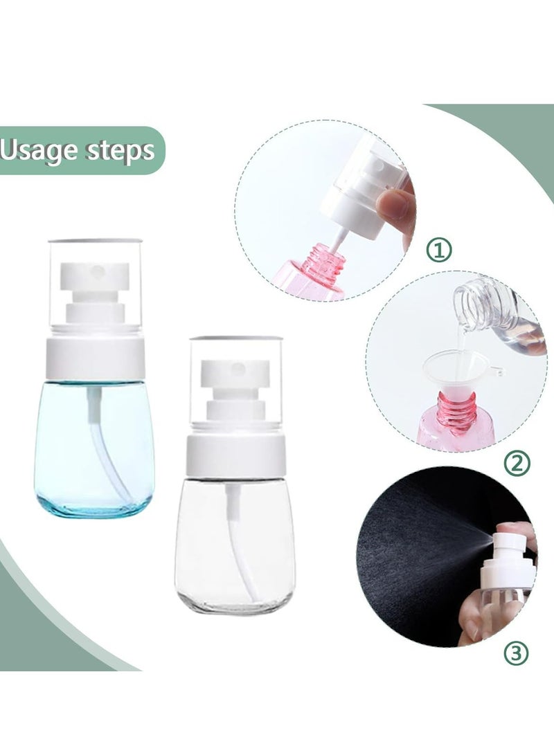 Oasisgalore 30ml Mini Fine Mist Spray Bottles, 4 Pcs Refillable Sprayer Leakproof Travel Container(Pink)  - Image 5