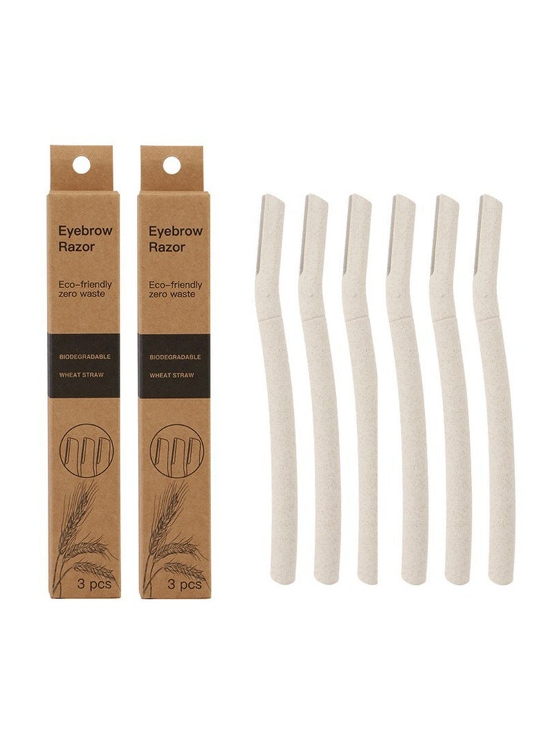 DOSCHER 6 Pcs Eyebrow Razor Ladies Razor For Facial And Body Hair Trimmer Safety Bundle - Image 1