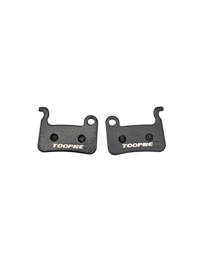 TOOPRE TP-01d Disc Brake Pads for E-Bike, Electric Scooter & MTB – Resin Metallic Compound, Quiet Low Noise, Durable All-Weather Performance with Spring & Pin (Black, 2PCS) - Image 5