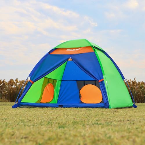 NARMAY® Play Tent Summer Camping Dome Tent for Kids Indoor/Outdoor Fun - 60 x 60 x 44 inch - Image 2