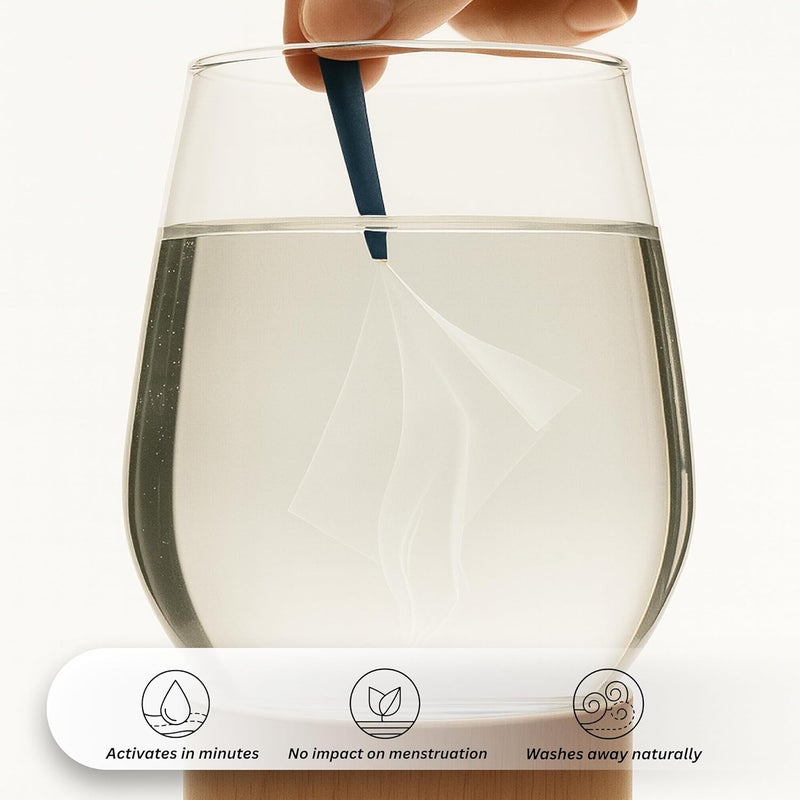 VCF Vaginal Contraceptive Film with Spermicide, 1 Box of 9 Prevents Pregnancy, Nonoxyl-9 Kills Sperm on Contact, Hormone-Free, Easy to Use, Unnoticeable, 9 Total - Image 4