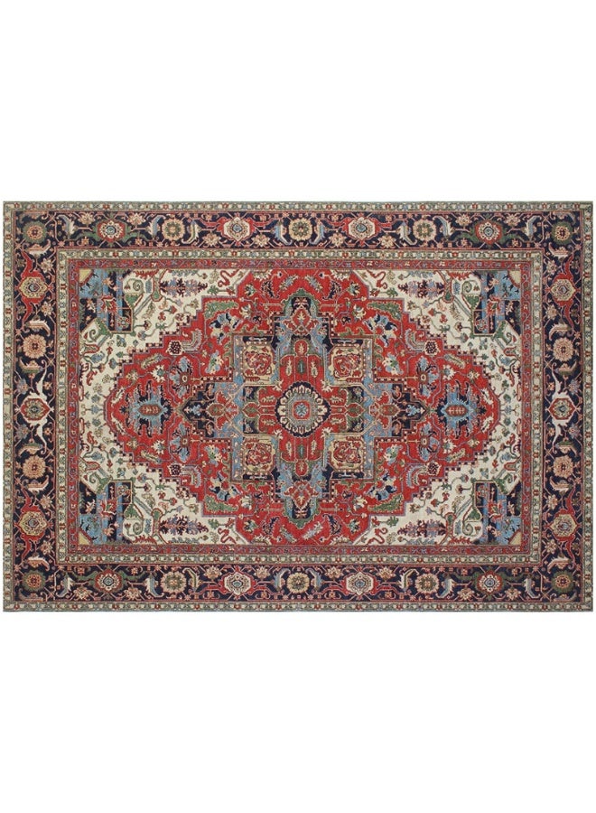 Anna 80x120CM Non-Slip Crystal Velvet Area Rug for Living Room - Durable & Stylish - Image 1