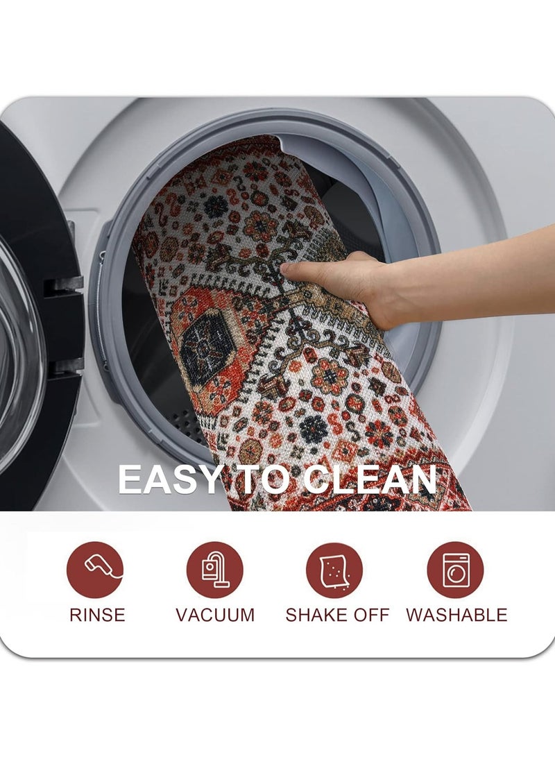 Anna 80x120CM Non-Slip Crystal Velvet Area Rug for Living Room - Durable & Stylish - Image 4