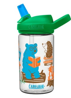 CAMELBAK CamelBak Eddy+ 14oz Kids Water Bottle with Tritan Renew - Straw Top, Leak-Proof When Closed, Reading Animals  - Image 1
