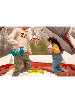 CAMELBAK CamelBak Eddy+ 14oz Kids Water Bottle with Tritan Renew - Straw Top, Leak-Proof When Closed, Reading Animals  - Image 2