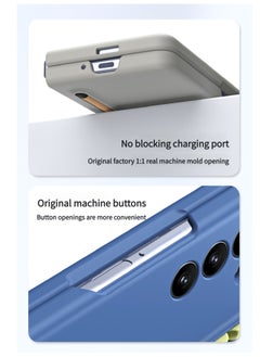 WAIKIL Official With The Same Galaxy Z Fold5 Ultra-Thin Case And S Pen, Matte Folding Case Samsung Galaxy Z Fold5 (2023) Light Pink  - Image 3