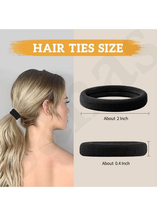 Black Tie Women 15Pcs Elastic Bands For Girls Black Elastic Band Ladies Hair Accessories Large Seamless Hair Ties Pony Tail Holders For Thick Hair Soft Hair Elastics 15Pcs - pzsku/Z901DA846A3106AC3C770Z/45/_/1690021960/d62fd2e4-5d1f-4117-865a-7612b066bcfb