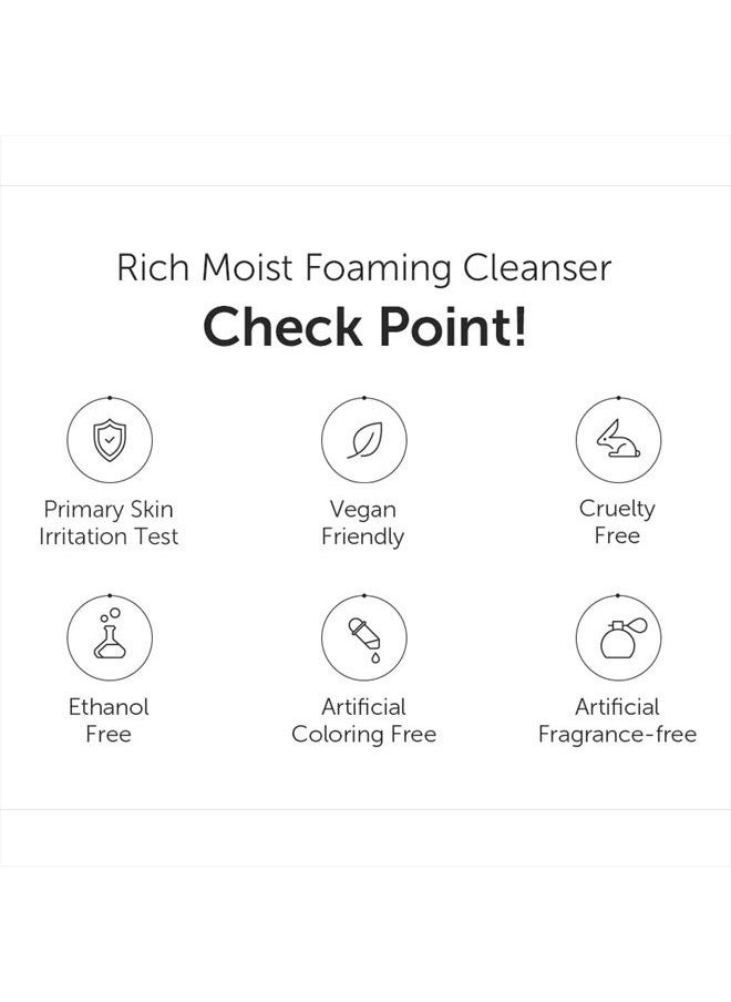 DearKlairs - [DearKlairs] K-Beauty Skincare Rich Moist Foaming Cleanser, 3.4 fl oz (100 ml) - Image 1