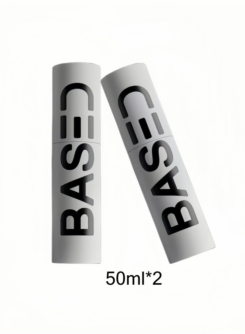 Based 2-PACKS Lightweight Hair Texturizing Powder - Adds Volume and Texture to Hair Styling, Creates a Natural Matte Finish. Easily Shape Enchanting Hairstyles 50ml*2 - Image 1