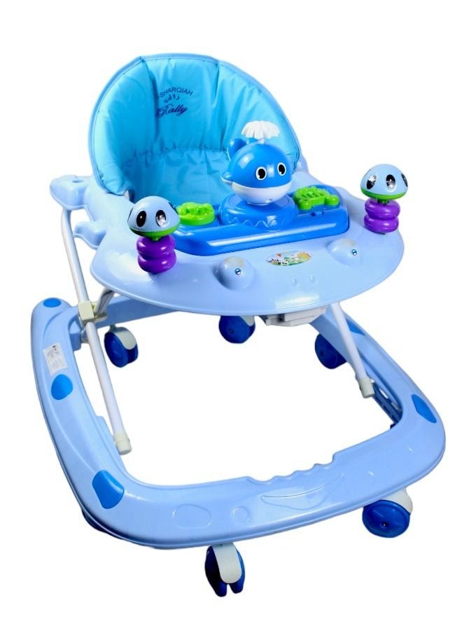 Rally Foldable Soft Cushioned Seat Baby Walker Assorted Mix Colors  - Image 2