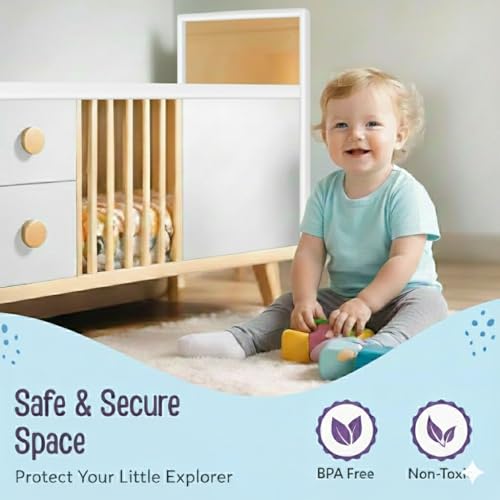 Safe-O-Kid®(Pack of 2) Baby Proofing 2 Meter, Edge Corner Guards with 3M Adhesive Tape Extra Thick Furniture Corner Cushion for Child Safety Corner Protector for Baby Edge Guard Strips BPA Free White - Image 2