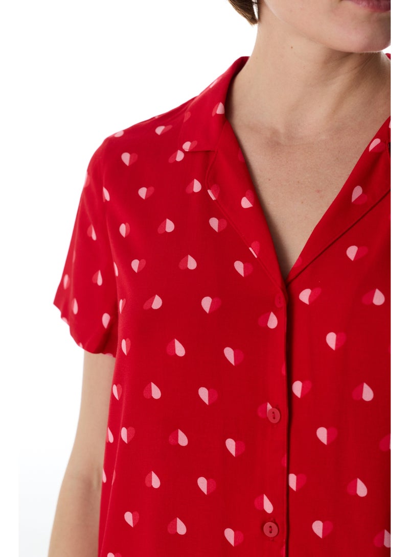 Penti Tiny Hearts Shirt & Pants Pajama Set - Image 4