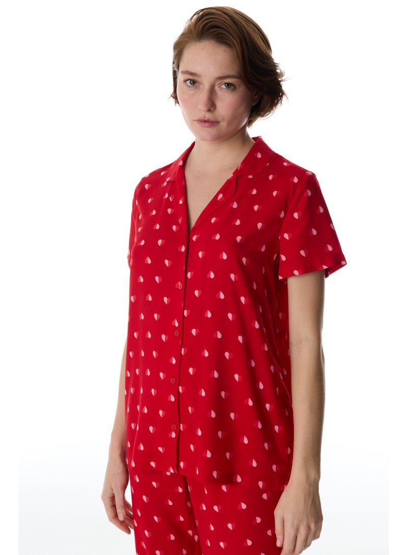 Penti Tiny Hearts Shirt & Pants Pajama Set - Image 2