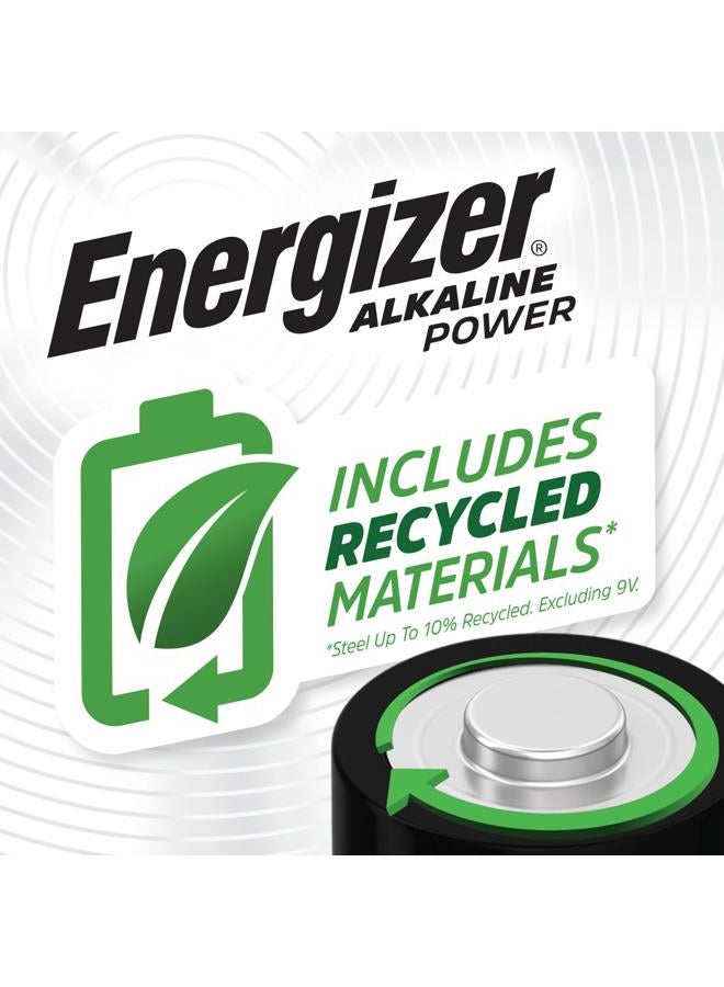 Energizer بطاريات قلوية من نوع C (12 عبوة) ، بطاريات قلوية من نوع C تدوم طويلاً - Image 3