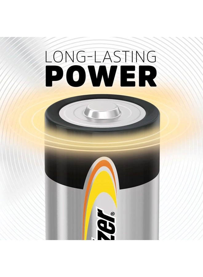 Energizer بطاريات قلوية من نوع C (12 عبوة) ، بطاريات قلوية من نوع C تدوم طويلاً - Image 2