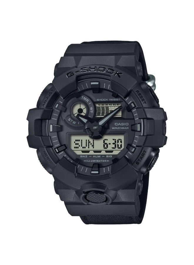 كاسيو ساعة يد كاسيو جي-شوك (Casio G-Shock) للرجال، رقمية وتناظرية، باللون الأسود - Image 1
