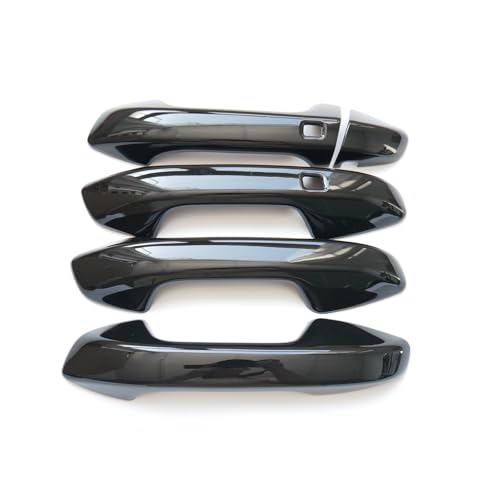 CYAuto Carbon Fiber Chrome Exterior Door Handle Cover Trims for KIA Seltos Forte Cerato K3 2019 2020 2021 2022 2023 2024 (Carbon Fiber Style) - Image 1