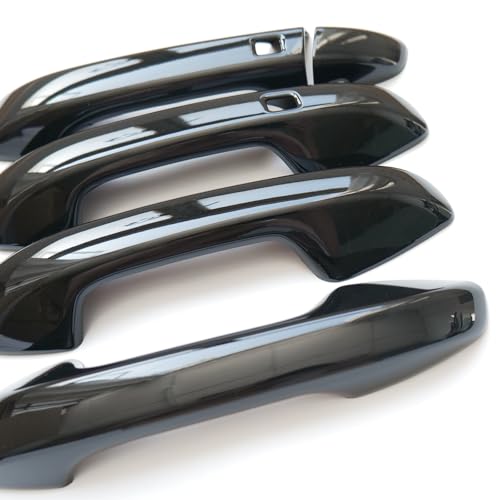 CYAuto Carbon Fiber Chrome Exterior Door Handle Cover Trims for KIA Seltos Forte Cerato K3 2019 2020 2021 2022 2023 2024 (Carbon Fiber Style) - Image 3