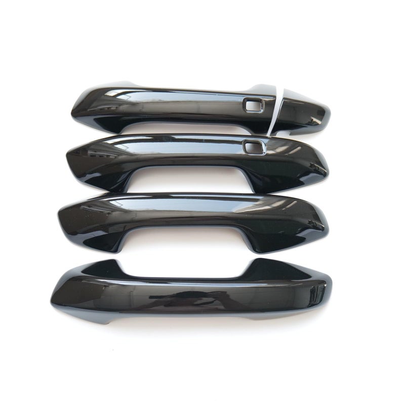 CYAuto Carbon Fiber Chrome Exterior Door Handle Cover Trims for KIA Seltos Forte Cerato K3 2019 2020 2021 2022 2023 2024 (Carbon Fiber Style) - Image 5