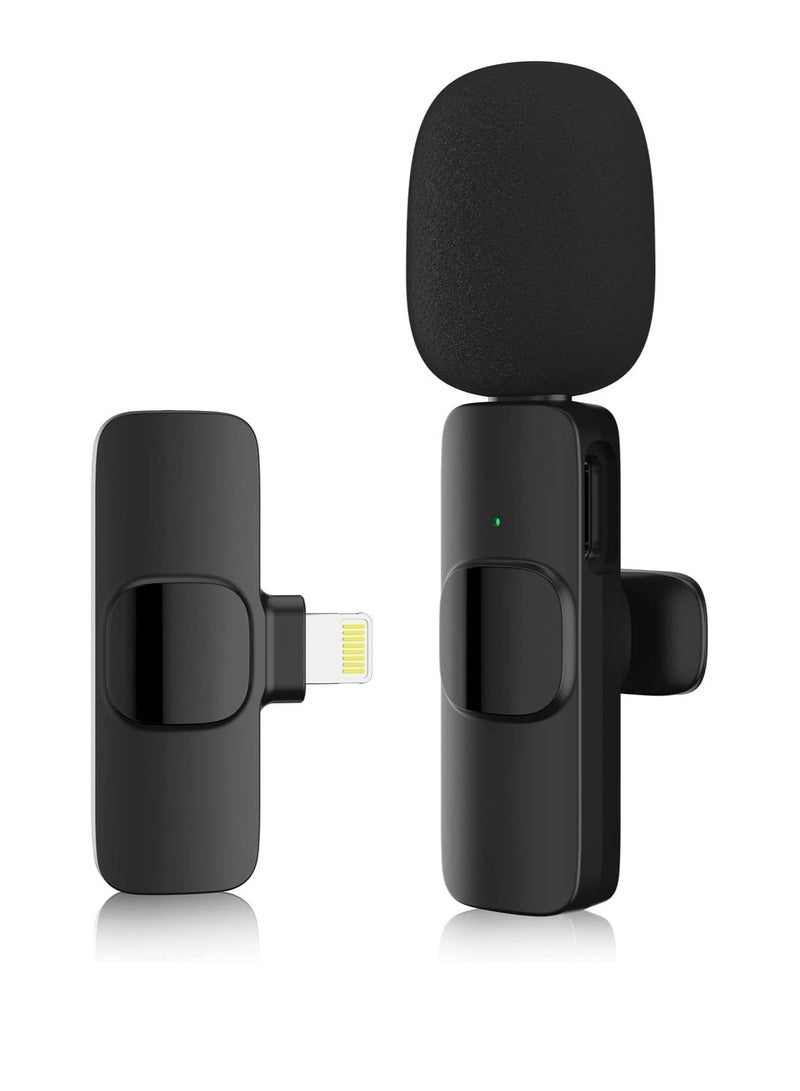 2 in 1 iphone or type-c Wireless Lavalier Microphone For IPhone, Plug Play, Portable Audio Video Recording Mic for Youtube, Live Stream, Vlog, Interview, Laptops PC - Image 1