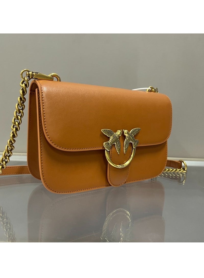 PINKO Pinko Chain Solid Color Crossbody Shoulder Bag 24*15*7cm  - Image 2