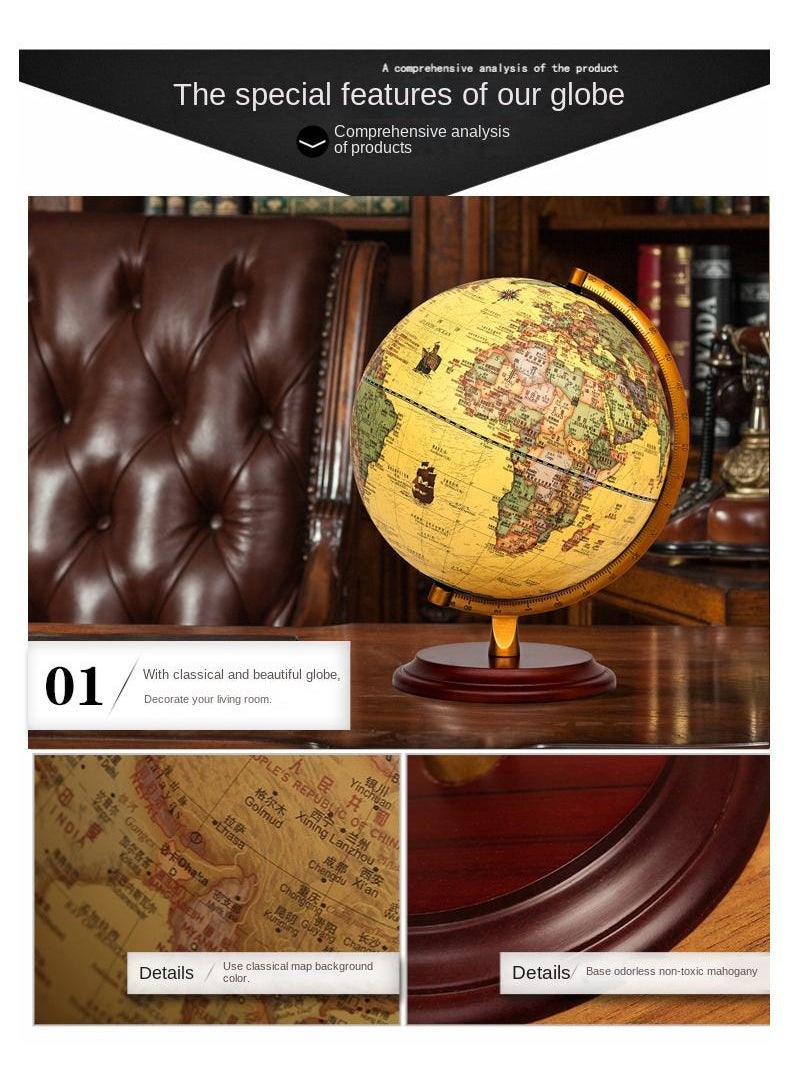 Y&D - Retro Globe Luminous Ornaments Teaching Globe - Image 1