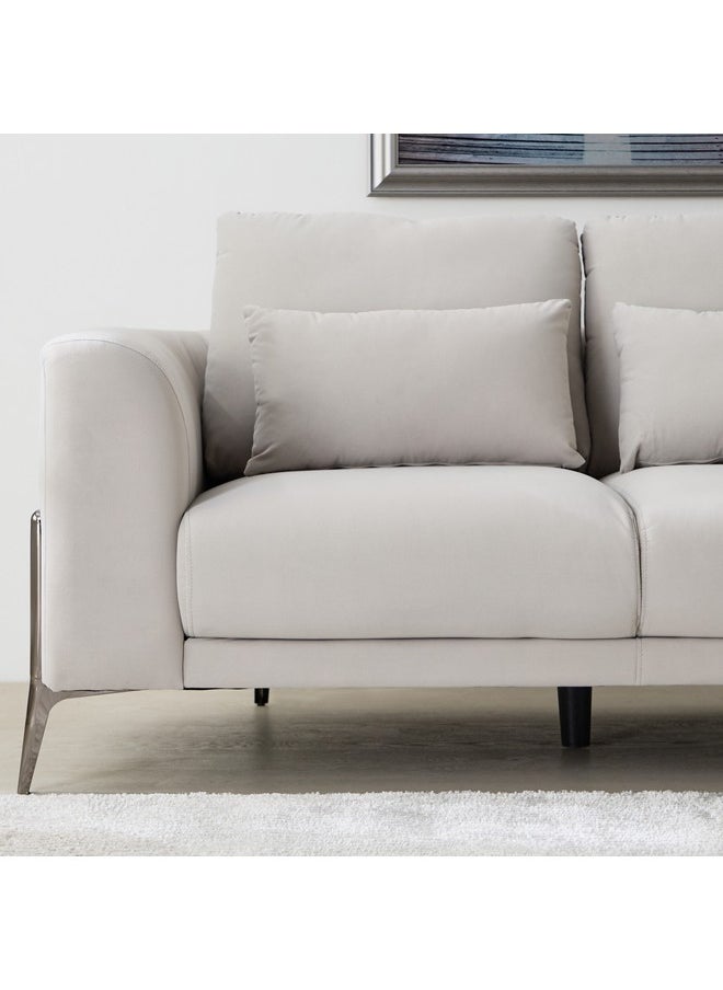 Home Box - Zurich 2-Seater Fabric Sofa with 2 Cushions 96 x 85 x 170 cm - Image 1