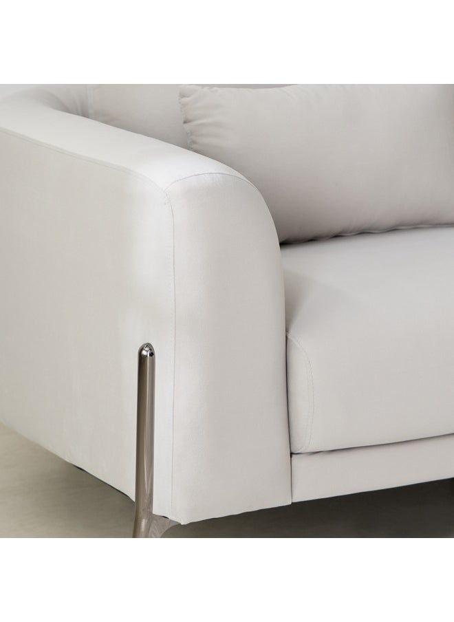 Home Box - Zurich 2-Seater Fabric Sofa with 2 Cushions 96 x 85 x 170 cm - Image 1