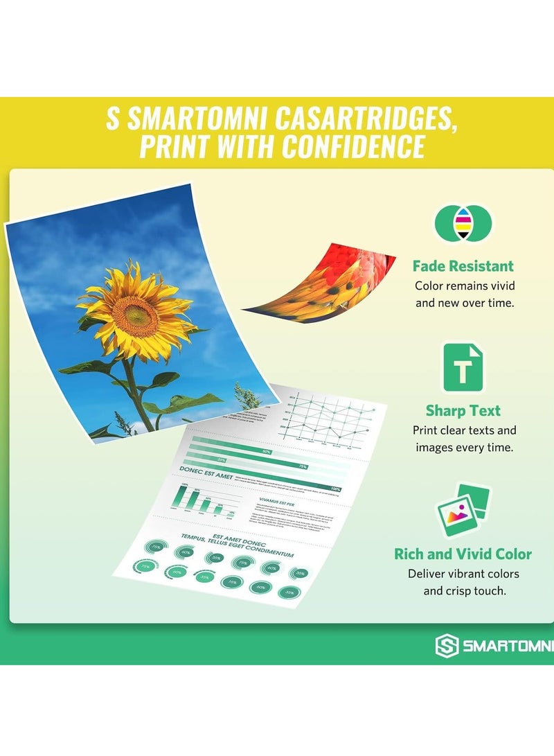 حِبَارَات مُتَنَاسِبَة لِكَانُون 280 281XXL PGI280XXL CLI281XXL حِبَارَات 5 حُزْمَات لطُبَاعَات PIXMA TS - Image 2