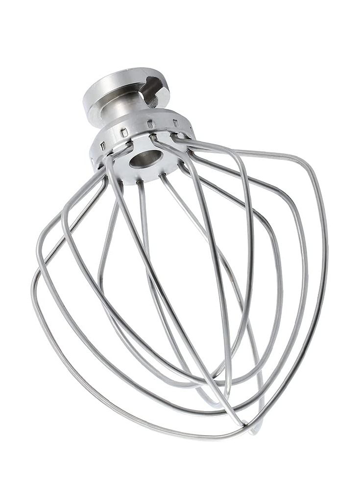 SYOSI Stainless steel Wire Whip Attachment Compatible with KitchenAid Tilt-Head Stand Mixer Accessory K45WW Replacement, Egg Cream Stirrer, Whipping Egg White, Cakes Mayonnaise Whisk, Dishwasher Safe - Image 1