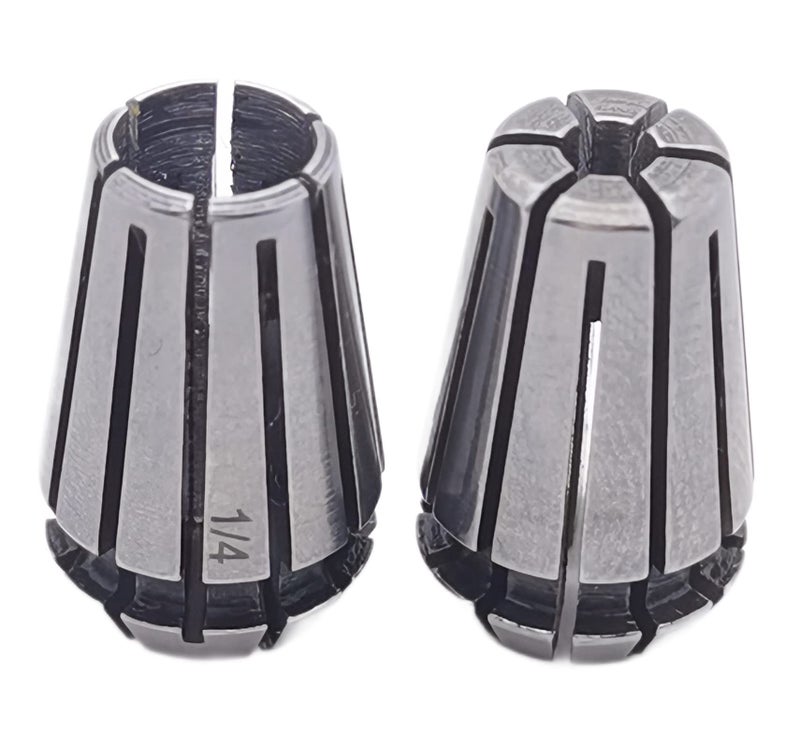 F.L.S Er11 Spring Collet Set, 1/8" and 1/4" ER11 Collet Chuck for CNC Engraving Machine & Milling Lathe Tool - Image 3