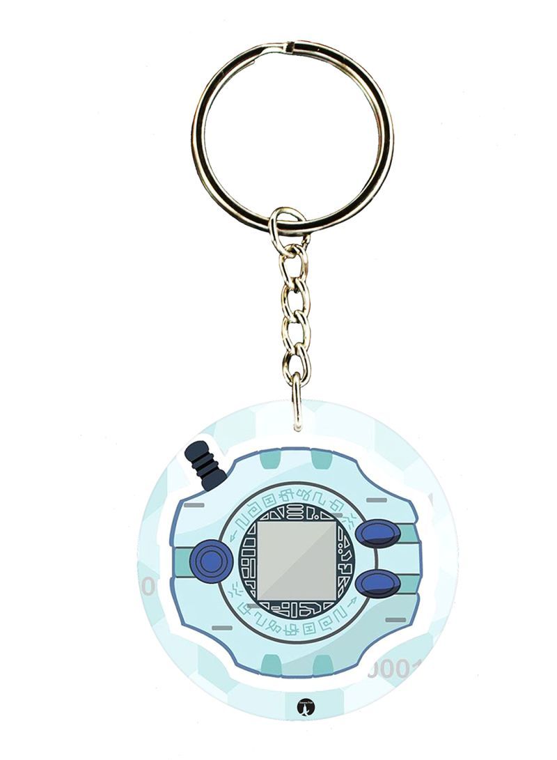The Anime Digimon Double Side Printed Keychain