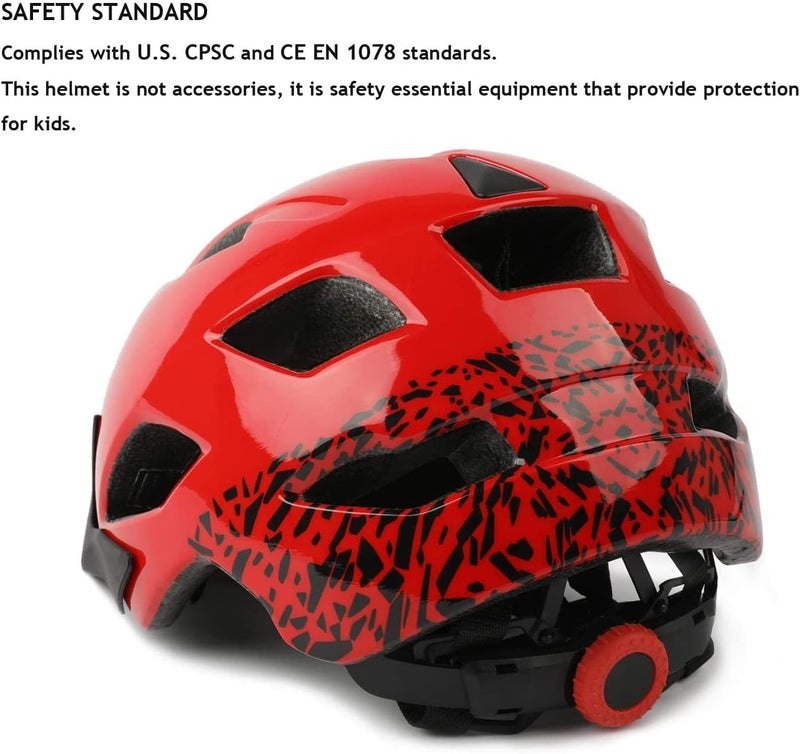 EXCLUSKY Kids Helmet, Exclusky Kids Bike Helmet Child Boys Girls Bike Helmet Age 5-13 Adjustable Bicycle Scooter Skating Cycle Helmet 50-57cm - Image 4