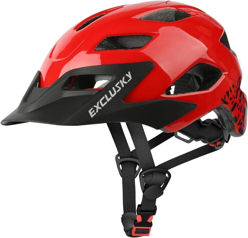 EXCLUSKY Kids Helmet, Exclusky Kids Bike Helmet Child Boys Girls Bike Helmet Age 5-13 Adjustable Bicycle Scooter Skating Cycle Helmet 50-57cm - Image 1