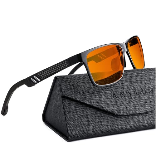 ANYLUV نظارات ANYLUV لحجب الضوء الأزرق للرجال نظارات الكمبيوتر والألعاب خفيفة الوزن من الألمنيوم والمغنيسيوم لحماية العين من الإجهاد - Image 1