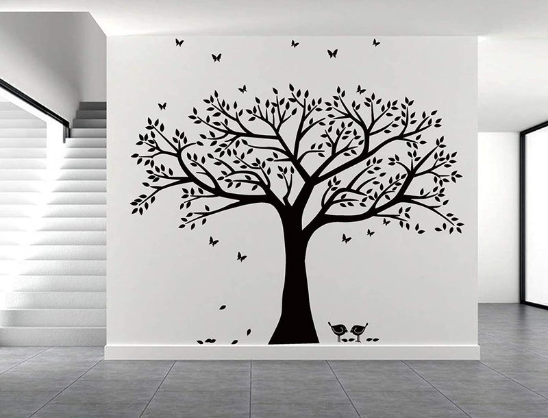MAFENT Giant Family Tree Wall Decals Bird Stickers Decals Branches Wall Stickers for Living Room Nursery Room Wall Decor - Image 3