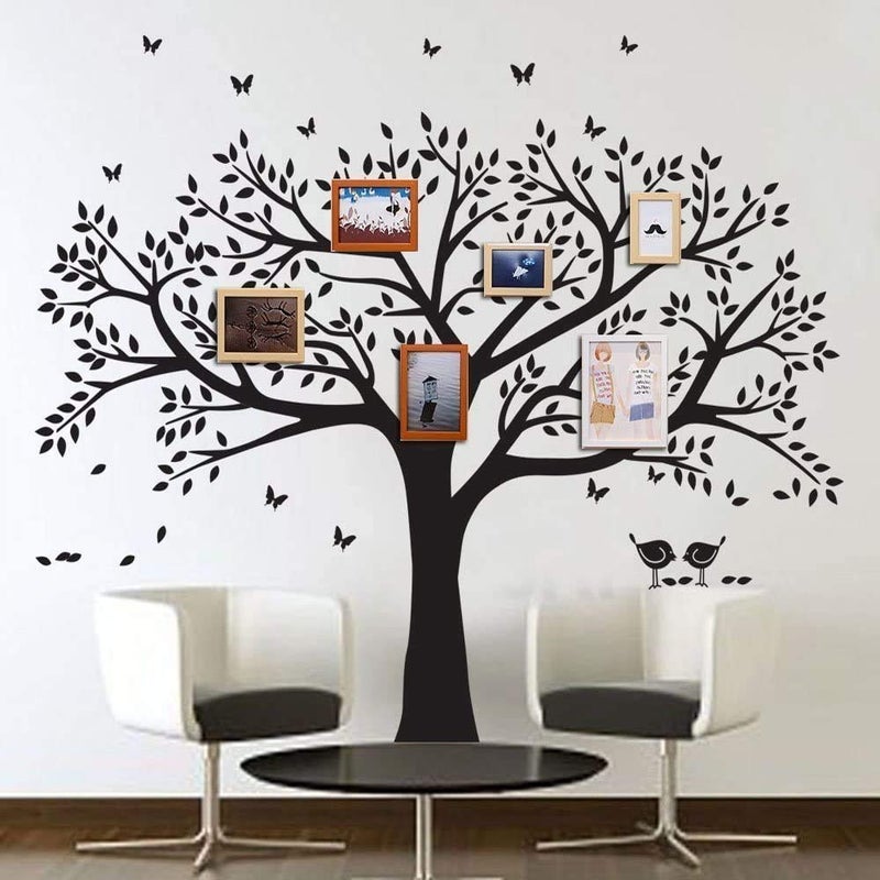 MAFENT Giant Family Tree Wall Decals Bird Stickers Decals Branches Wall Stickers for Living Room Nursery Room Wall Decor - Image 4