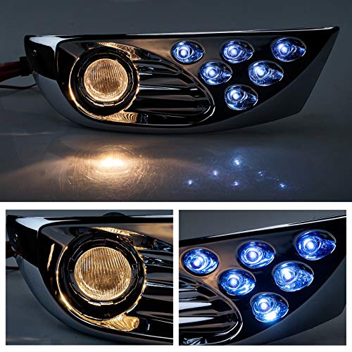 DLAA Fog Lights LED & Halogen Compatible with Toyota Land Cruiser/Prado FJ120 2003-2009 Fog Lamps - Image 5