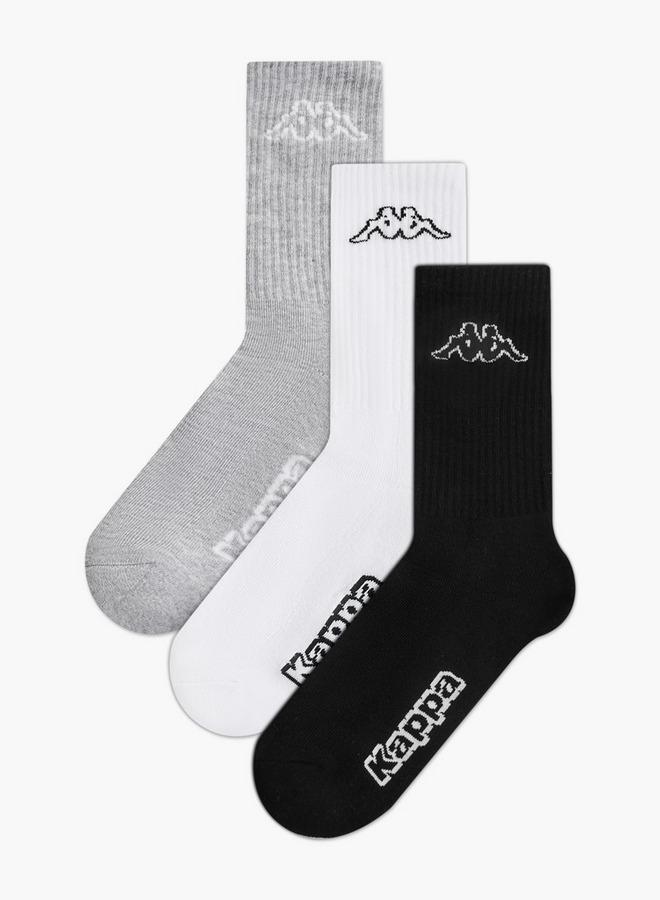 Kappa Pack of 3 Crew Length Socks - Image 1