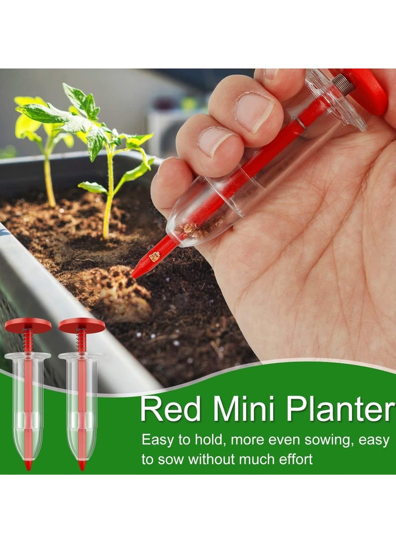 CMGTYYD 6pcs Seed Dispenser for Small Seeds Mini Sowing Manual Handhold Seedlings Dibber, Transplanter, Widger Set Garden Tool Sets Professional Reusable Hand Spreader  - Image 3