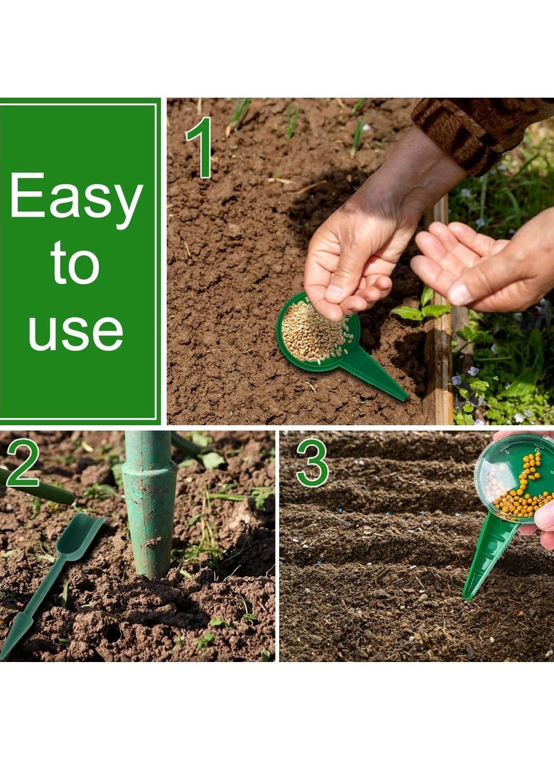 CMGTYYD 6pcs Seed Dispenser for Small Seeds Mini Sowing Manual Handhold Seedlings Dibber, Transplanter, Widger Set Garden Tool Sets Professional Reusable Hand Spreader  - Image 4