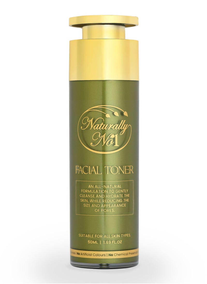 Naturally No1 Naturally No1 Facial Toner Suitable For All Skin Types 50ml/1.69 fl.OZ  - Image 1