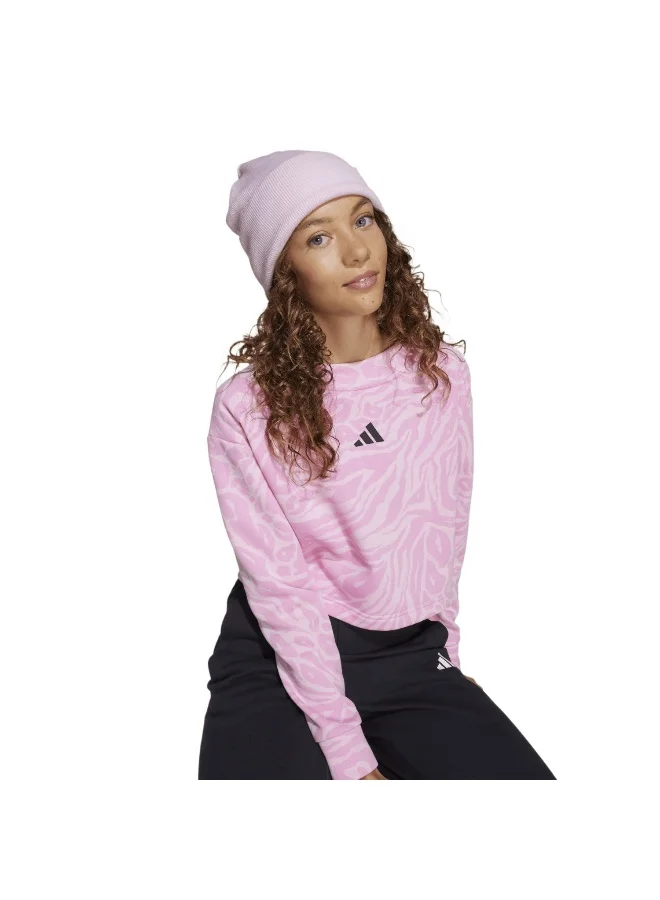 Adidas adidas Jg Fi Aop Top Pink Not Sports Specific Sweatshirts
