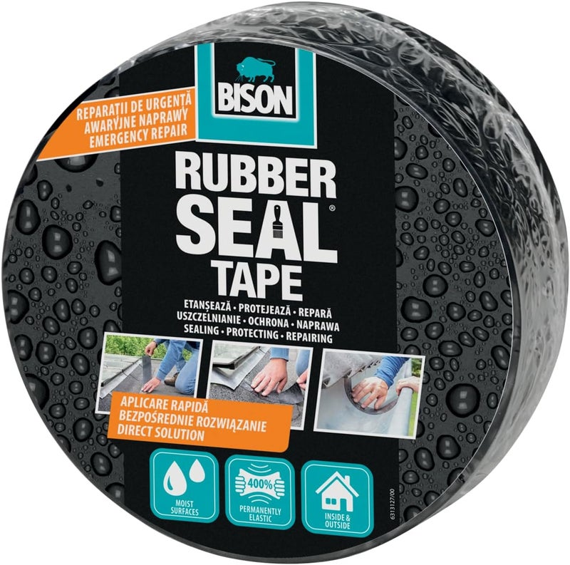 Bison Rubber Seal Tape - 7.5 cm x 5 m - Image 1
