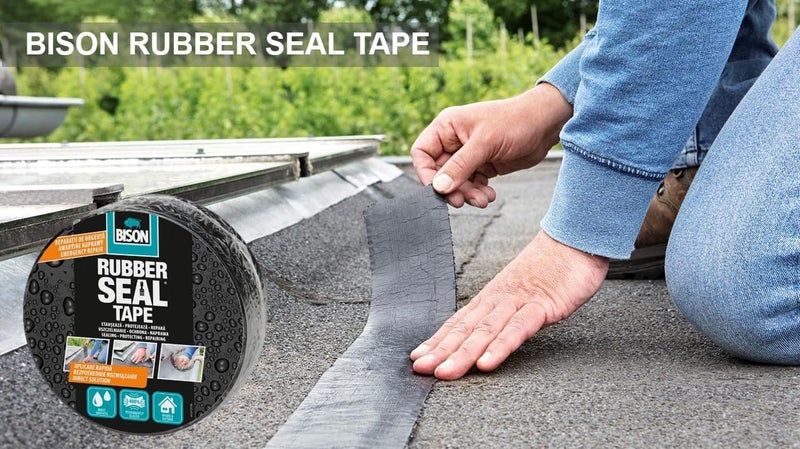 Bison Rubber Seal Tape - 7.5 cm x 5 m - Image 2
