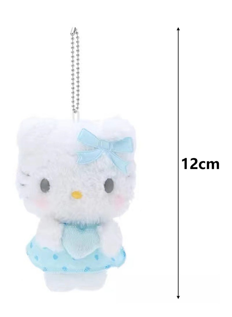 (KT Cat) Blue Skirt With Wings Plush Toy Gift Ornament  - Image 2