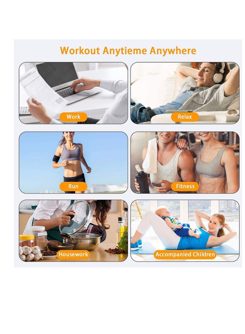 KASTWAVE Muscle Trainer Instrument, Abs Stimulator Abdominal, Muscle Toner Electronic Toning Belts, EMS Workout Home Fitness Device, Quick and Effective Abdominals Toning Belt, 1 Pcs  - Image 5